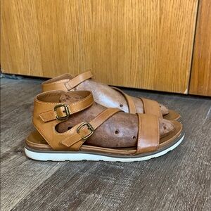 ✨Madeline Brown Sandals With Buckle Strap Women's Size 10